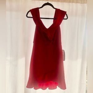 NWT Macy’s City Studio Red dress Size 9 juniors  Fits like a women’s size 4/6.